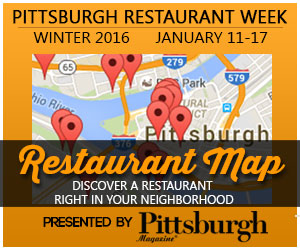 Restaurant Map presented by Pittsburgh Magazine
