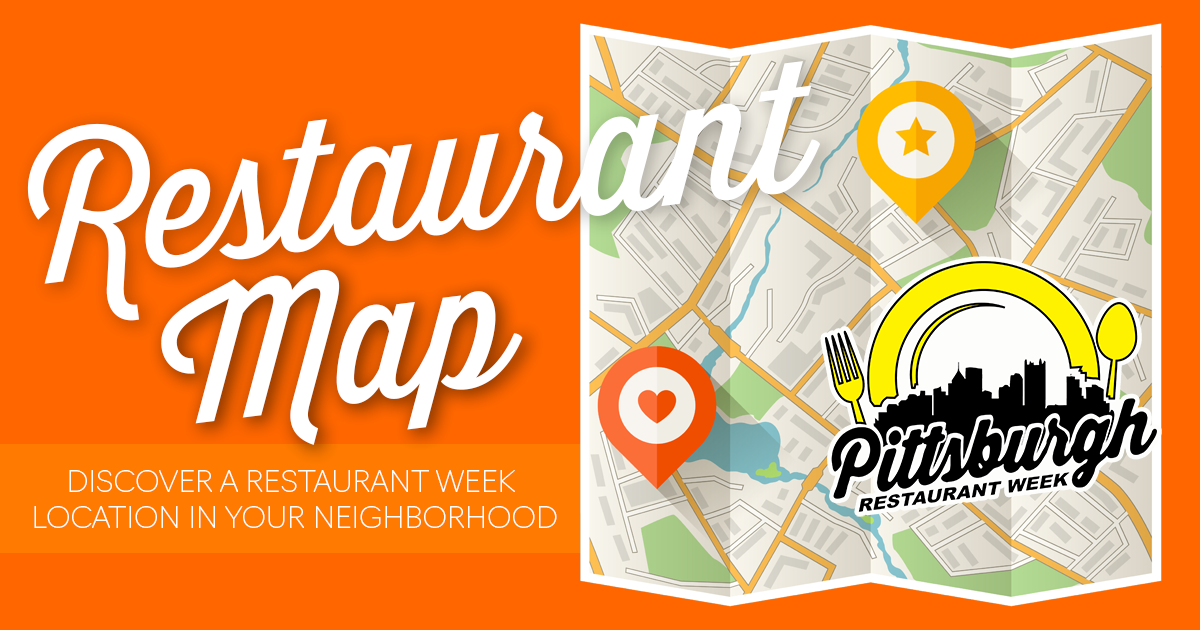 Pittsburgh Restaurant Week Map