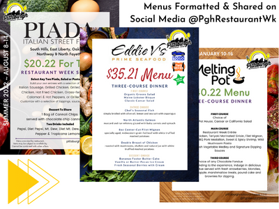 Social Promotion Menus